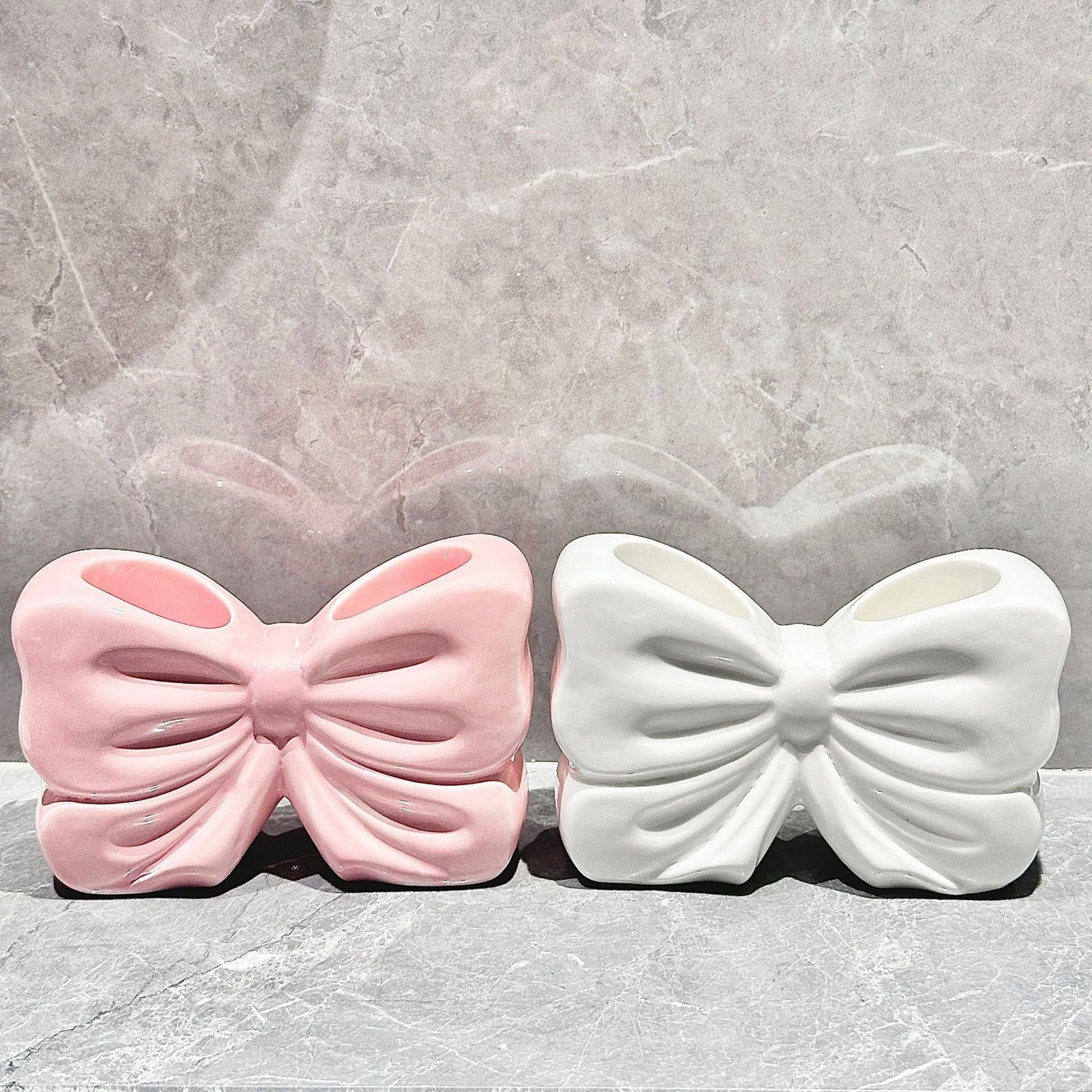 Toothbrush and Toothpaste Ceramic Storage Rack
