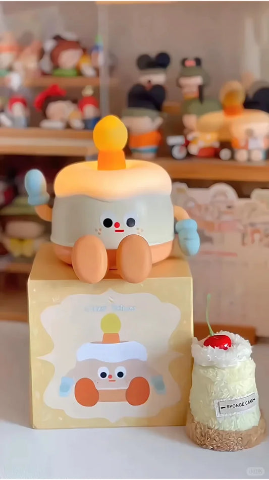 Cute Birthday Cake Night Light