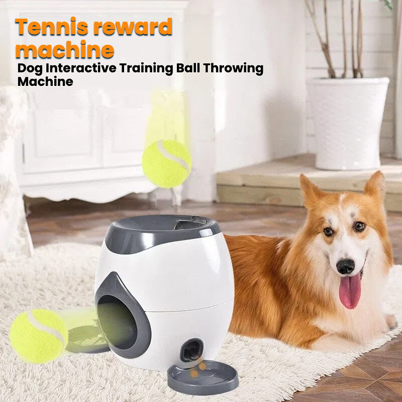 Interactive Dog Treat Dispenser & Ball Launcher | Automatic Pet Feeder Toy for Train (green color)ing, Fetch & Rewards