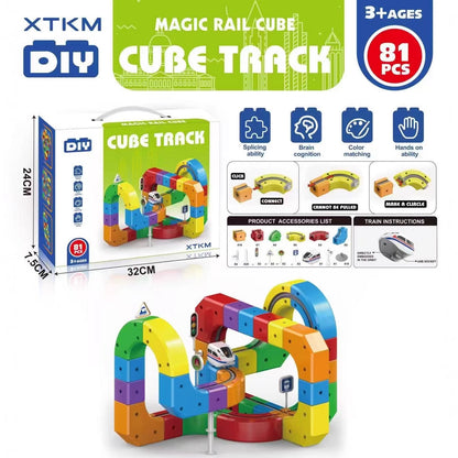 STEM Magnetic Track Toy for Kids – Build, Race & Learn | Perfect Creative Gift for Boys & Girls