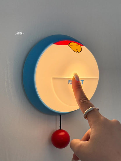 Cute Bell Touch Night Light – Rechargeable Bedside Lamp for Kids Room, Nursery, and Bedroom Decor