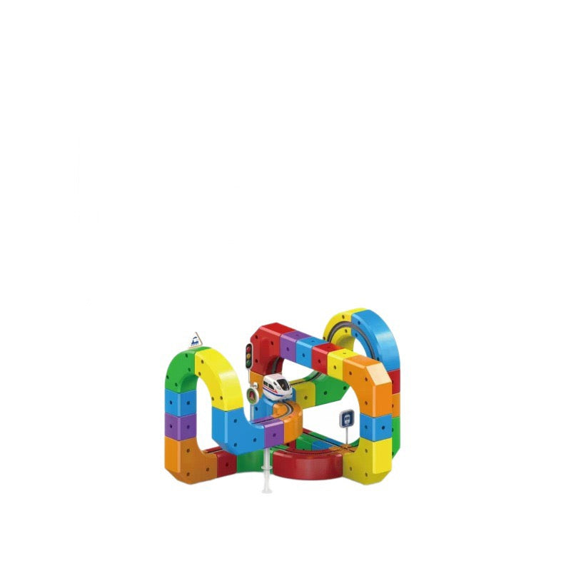 STEM Magnetic Track Toy for Kids – Build, Race & Learn | Perfect Creative Gift for Boys & Girls