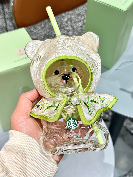 Starbucks Spring Pattern Collection Bear Cup (600 ml)