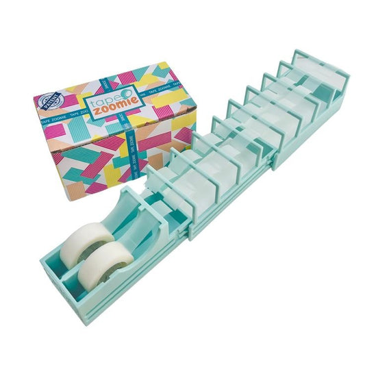 Fast Craft & Gift Wrap Tape Dispenser – Pull 18 Strips in Seconds – Safe Blade-Free Design – Compact, Durable, and Compatible with Standard, Washi & Double-Sided Tapes