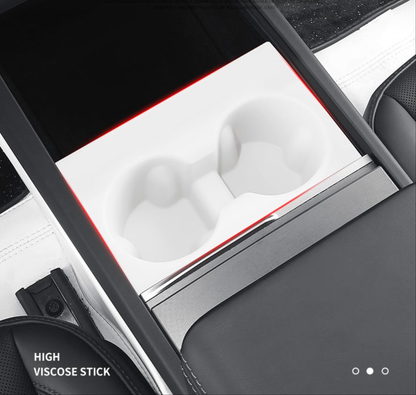 Tesla Model 3 Y Refresh Center Console Cup Holder Silicone Insert