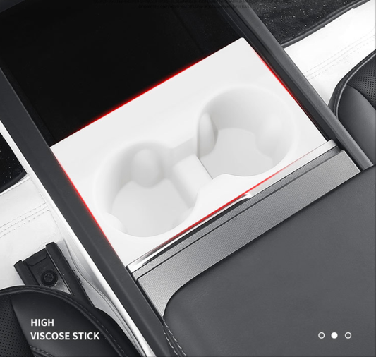 Tesla Model 3 Y Refresh Center Console Cup Holder Silicone Insert